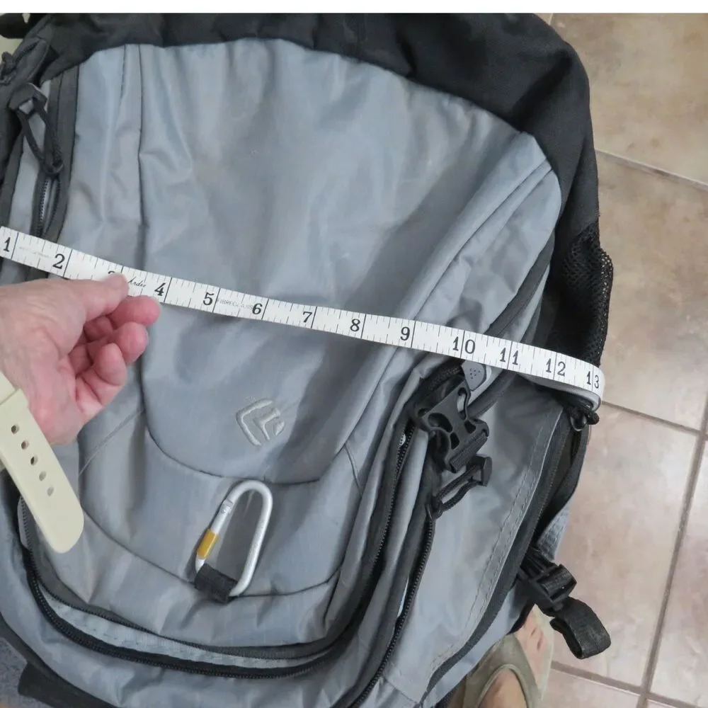 Outdoor Products Backpack Gray with Multiple Pockets for School, Camping, Books